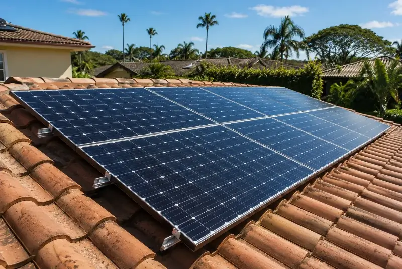 Installation de panneaux solaires à Lanta